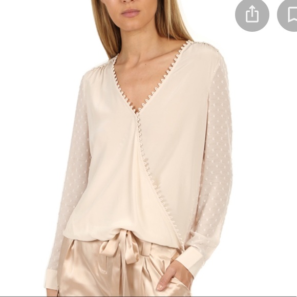 L’AGENCE Perry Silk Blouse - Picture 2 of 12